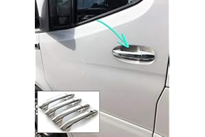 MCPERFORMANCE Tiradores de puerta Cromados para SPRINTER W907 W910 desde 2018 Acero inoxidable Manija de puertas Manillas Exterior Manetas Cromadas