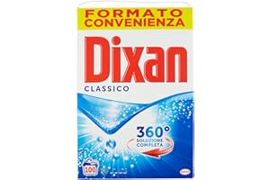 Dixan Lavatrice fustone 100 misurini 6 kg detergente per bucato