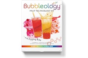 Bubbleology Fruit Bubble Tea Mixology Kit with Popping Boba (Pack of 1)