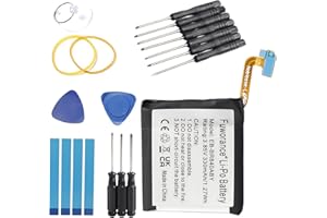 Fuworance 330mAh 3.85V EB-BR840ABY Replacement Battery Compatible with Samsung Galaxy Watch 3 45mm SM-R840, SM-R845, GH43-05011A 1.27Wh GPS Smartwatch Fitness Tracker