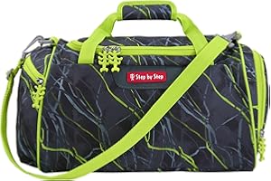Step by Step Sporttasche, mit Nasswäschefach, Abnehmbarer Tragegurt, Verstellbarer Schultergurt, ab der 1. Klasse, 13L