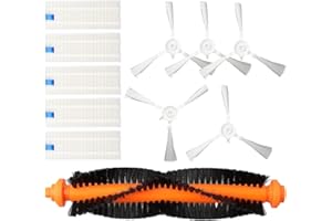 PUMIXIY Staubsauger-Ersatzteil-Set, kompatibel mit Rowenta für X-Plorer Serie 20/40/45/50 – Hauptbürsten-Seitenbürsten-Filter-Set