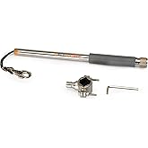 dobar® 62000 Walky Dog Plus Hunde Fahrradleine - Abstandhalter aus Edelstahl - Fahrradhalter mit Dreifach-Rückdämpfer - Zugkr