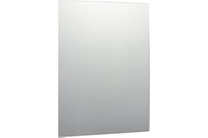 W WATERSTONE MIRRORS & FRAMES Waterstone ® Plain Frameless Glass Mirror No Fittings Included (50 x 70cm Rectangle)