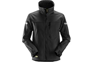 Snickers Workwear Allround Work kurtka softshellowa, 1 sztuka, M, czarna, 1200