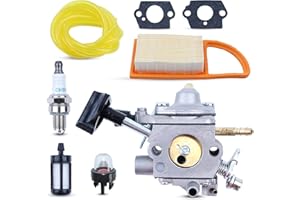 Kit carburador para Stihl BR600 BR500 BR550 Soplador, ADEFOL Carburador con junta + filtro de aire + vela + filtro de gasolina piezas de repuesto accesorio