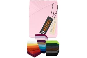 npluseins Jersey spännlakan 100 % bomull, 140–160 x 200 cm