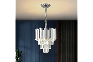 ‎AHXIAOZN AHXIAOZN Modern Kronleuchter Kristall Leuchte,Kristall Deckenleuchte Gold,1xE14 Lichter für Esszimmer, Küche, Wohnzimmer, Schlafzimmer, Flur, Café,Bar