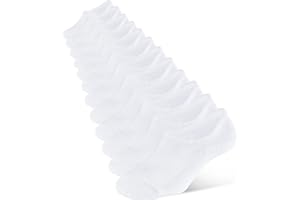 Closemate 6 Paires Socquettes Femme Homme Chaussettes Basse en Coton Chaussette Invisibles Courtes