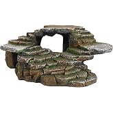 Penn-Plax Shale Step Ledge and Cave Hide-Out Akvaryum, Suni Re&ccedil;ine
