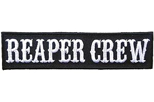 Titan One Europe - Tactical Reaper Crew Outlaw Military Biker Patch (Black)