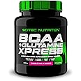 Scitec Nutrition BCAA + Glutamine Xpress – Essential Amino Acid Blend – with 5g 2:1:1 BCAAs – 5g Glutamine – Fortified with Taurine, 600 g, Bubble Gum