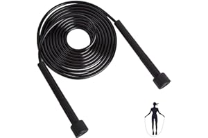 Senshuomy Adjustable Skipping Rope for Adult and Kids,Jump Rope,With Adjustable Length,Lightweight and Portable,Featuring a Comfortable Handle for Speed Jumping (6 Colour)