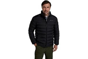Mountain Warehouse Vista Mens Padded Jacket - Water-resistant, Warm & Iso therm Puffer Coat with Padded Insulation, Everyday Use - Spring Summer, Walking & Outdoors