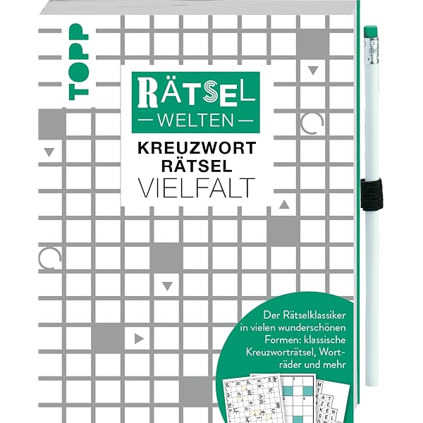 Rtselwelten  Kreuzwortrtsel Vielfalt 2 | Der Rtselklassiker in vielen  wunderschnen Formen: klassische Kreuzwortrtsel, Wortrder und mehr: ber  150 Rtsel zum Verschenken und Knobeln : Amazon.de: Bcher