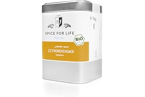 SPICE FOR LIFE SINCE 2008 DIE GEWÜRZJÄGER - FÜR DICH UNTERWEGS Spice for Life Bio Zitroneningwer, gemahlen, 70g