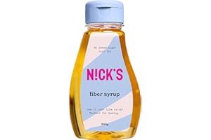 N!CK'S NICKS Fiber Syrup (300g) Jarabe de fibra sin azúcar añadido | Edulcorante alternativo de azúcar | Sin gluten