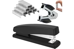 AGOGUE Agrafeuse Bureau, Agrapheuse Bureau Papeterie Bureau Agrafes Avec 1000 Agrafes