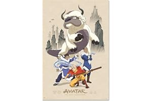 Grupo Erik Avatar: The Last Airbender Poster - 36 x 24 inches / 91.5 x 61 cm - Shipped Rolled Up - Cool Posters - Art Poster - Posters & Prints - Wall Posters