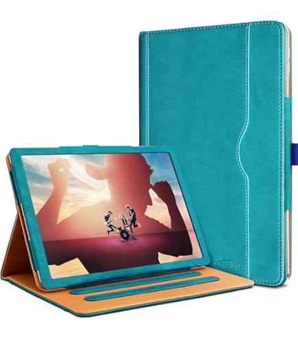 Case For REDMAGIC Astra Gaming Tablet,WUNIAK Premium Leather Business Folio Stand Cover For REDMAGIC Astra With Hand Strap,Black - View #8