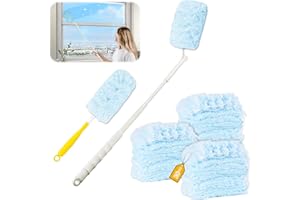 VICBOU 32 Stück für Swiffer Duster Staubmagnet Nachfüllpack Set,360° für Swiffer Staubwedel Teleskop Starterset, für Staubwischer mit Teleskopstange, für Allergene, Tierhaare, Reinigung, Gegen Staub