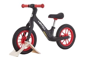 Yudith 12" Balance Bike LED No Pedal Walking Balance Bike Training Bicycle for Kids and Toddlers 2-6 Years Old
