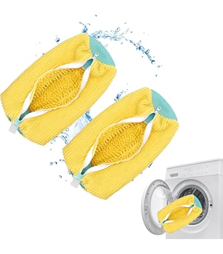 Lot De 2 Sacs De Lavage Pour Chaussures Machine - Réutilisables, Anti-déformation, Protection Tambour (37x18cm, Gris)