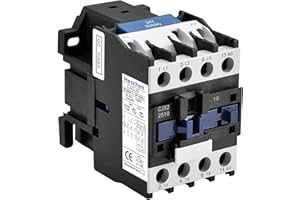 Heschen AC Contactor, CJX2-2510, 24V 50/60Hz Coil, 3P, 3 Pole, Normally Open, Ie 25A, Ue 380V, 35mmDIN