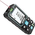 ACEGMET 393 Ft Laser Tape Measure, ±1/16-inch Accuracy, Black, Waterproof, IP54, Laser Measure, Rangefinder