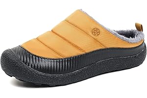 Gaatpot Unisex Adulto Zapatillas de Casa Invierno Cálido Fluff Pantuflas Zapatos de Casa Interior Suave Algodón Zapatilla Antideslizantes 36-43