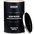 M&SENSE Oud Wood Large Scented Candles Gifts for Men，600g 130 Hours Highly Scented Canldes Long Burning, Non Toxic Soy Candles for Home Decor, Unique Candle Gifts for Women
