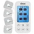 Kinetik Wellbeing Dual Channel TENS Machine for Pain Relief - Muscle Stimulator with 15 Intensities, 24 Therapeutic Modes - Suitable for Pregnancy & Sciatica - in Association with St John Ambulance