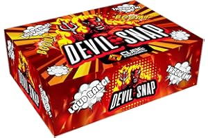 Cube Fireworks Devil Snap - Suitable for Any Celebration - Fun Snaps for Birthdays, Parties, Gathering - Make Memorable Experiences - Elite Party Supplies UK - 50 x 20 Pack (1000 Snaps)