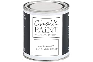 Chalk PAiNT PAINT EVERYTHING, Cera transparente mate para pintura Chalk Paint 250 ml – Protege tu trabajo con un aspecto cálido y natural