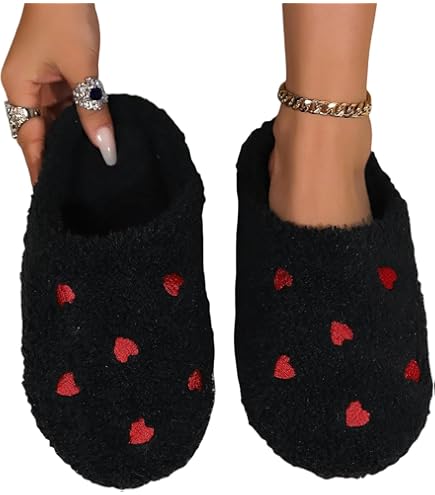 Chaussons Femme Hiver - Pantoufles En Velours Coton - Semelle Antidérapante - Moelleux Et Chauds
