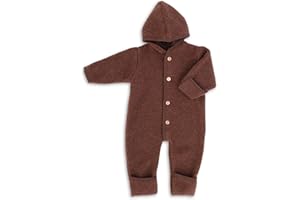 Engel Baby Overall mit Kapuze Wollfleece