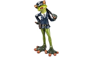 formano Żaba jako policjant lub policjantka, policjantka, policja, policja, figurka dekoracyjna, dekoracja, figurka ozdobna (policjantka)