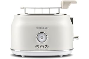 G3 Ferrari G10134 Artista Tostapane, 750 W, Metallo, Bianco