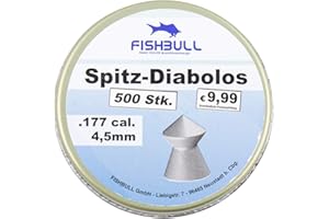 H&N SPORT Spitz Diabolo 500Stk. 4,5mm Cal.177 Diabolos Luftgewehr Munition Spitzdiabolo