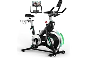 ‎DMASUN [2026 MODELL] Heimtrainer Fahrrad, DMASUN Ergometer Hometrainer Fahrrad mit Verstellbarem Magnetwiderstand, Hantelständer, Schwererem Schwungrad, LCD-Monitor, Höhenverstellbar, Fitnessbike Bis 180KG