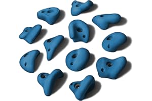 ‎ALPIDEX ALPIDEX 12 Klettergriffe L | Klettersteine | Größe L | Verschiedene Hinterschneidungen, Ausformungen, Farben | Henkelklettergriffe