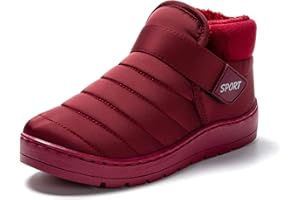 JOMIX Kapcie damskie zimowe, ciepłe kapcie damskie, zapinane, pluszowe buty damskie z zamkiem błyskawicznym, kapcie damskie do domu, do wewnątrz i na zewnątrz