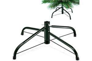 Namalu 40 cm Soporte para Árbol de Navidad Plegable Soporte de Base de Árbol de Navidad Artificial Base de Repuesto de Metal para Árbol de Navidad Artificial(Verde)