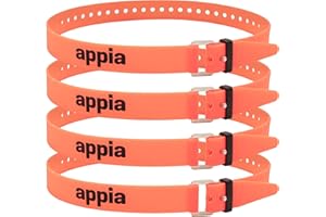 Appia Lot de 4 sangles d'arrimage 65 cm orange avec boucle en aluminium inoxydable pour vélo, ski, vélo, camping, bricolage