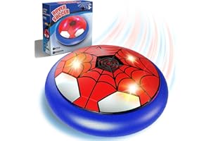 THUSINE Hover Soccer Ball for Kids LED Soccer Ball Toys Football Boy Birthday Gifts Indoor Toy Games Gift for Age 5, 6, 7, 8, 9, 10, 11, 12 Year Old Boys Toys Game for Kid 6-8, 8-12 Gift for 8 Year Olds