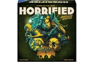 Ravensburger förskräckt: American Monsters - Uppslukande strategibrädspel för vuxna och barn i åldern 10 år upp - 1 till 5 sp