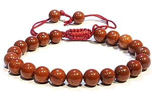 P&R:UK Adjustable Crystal Bracelet – Amethyst Gemstone Bead Bracelet – Chic Gemstone Bracelet for Men and Women – 8mm Round Healing Crystal Bead Bracelets