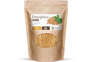 PLANÈTE AU NATUREL Semillas de Fenogreco (Alholva) 1 kg - Trigonnella foenum-graecum