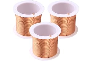 3 spolspolar magnettråd emaljerad koppartråd emaljerad magnet lindningstråd naturlig temperaturklassificering som ofta används för transformatorer induktorer - 0,9 mm x 10 m