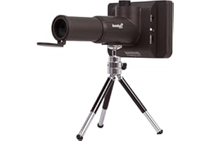 Catalejo Digital Levenhuk Blaze D500 LCD con Ampliación de 20–50x, Cámara Incorporada de 14 Mpx y Control Remoto para Obtener Imágenes de Calidad